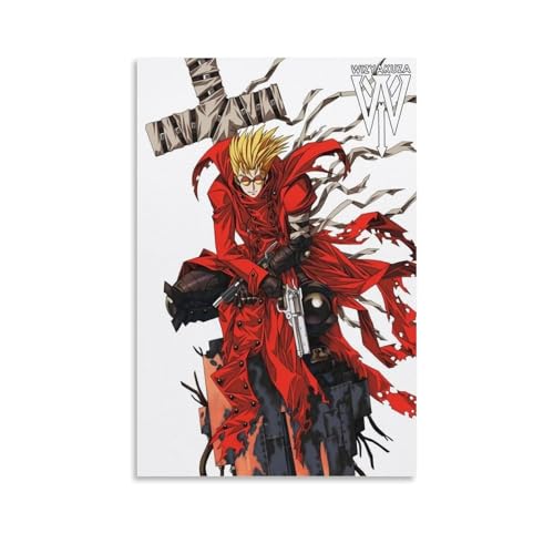 YRAEYWAER Trigun Stampede Vash The Stampede Poster decorativo estetico per