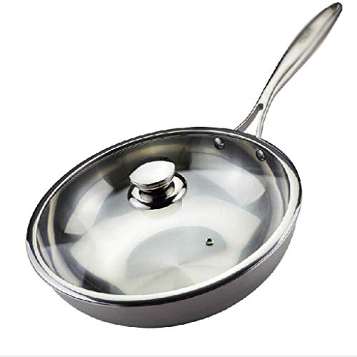 Wok de aluminio anodizado con tapa de acero inoxidable miniatura 5