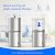 Waterdrop 2.25G Gravity-fed Water Filter System, with Silver Ions Enhanced Filtration with 2 Black Carbon Filters and Metal Spigot