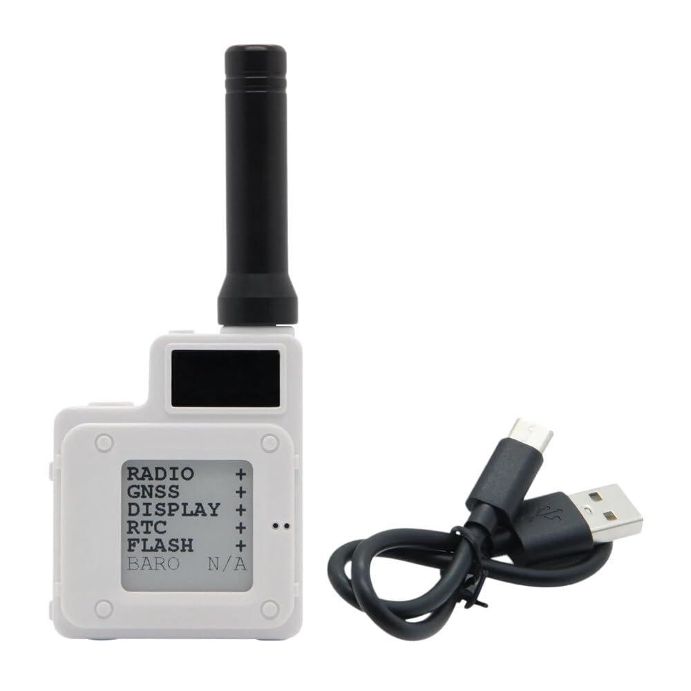 VIDOO Modulo Wireless NRF52840 LoRa SX1262 Sensore BME280 E-Paper 1,54 per Arduino L76K-Bianco Meshtastic 433MHz