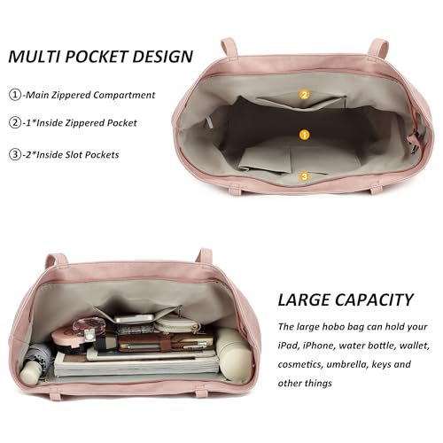 Image of TANTOMI Tote Purse for Women Large Shoulder Bag for Work Travel Purse and Handbags Weekender Bag with Zipper