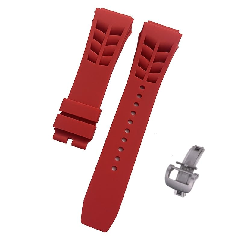 Bracelet silicone de qualité pour Richard Mille, confort premium ajustable