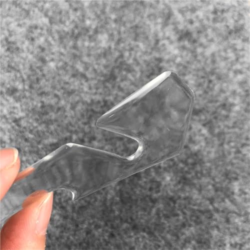 Autocollant 3D transparent réservoir gaz carburant moto Yamaha