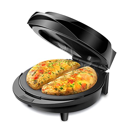 Omeleteira Elétrica, Mondial, Preto/Inox, 1000W, 127V - OM-01 1 Omeleteira Elétrica, Mondial, Preto/Inox, 1000W, 127V - OM-01