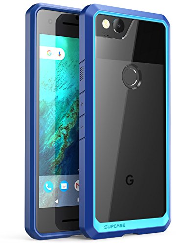 SUPCASE Unicorn Beetle Series Case Designed for Premium Google Pixel 2, Hybrid Protective Clear Case for Google Pixel 2 2017 Release (Frost/Navy)