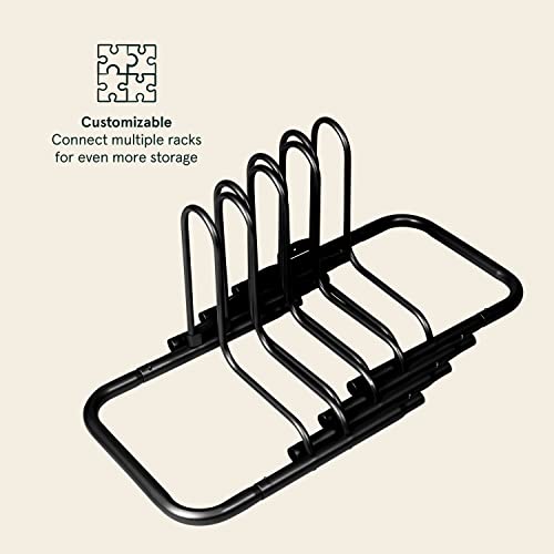 Image of Retrospec Stash Rack 2, 4 & 5 Bike Floor Stand Bicycle Storage Organizer for Mountain Bike, Road Bike, Weather Resistant Fine Powder Steel Coating Fits Wheels up to 3 inch | for Mountain Bike, Road Bike, Weather Resistant, Fits Wheels up to 3 inch