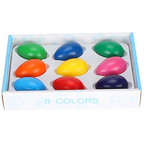 Crayones lavables de huevo que evitan manchas y roturas al pintar