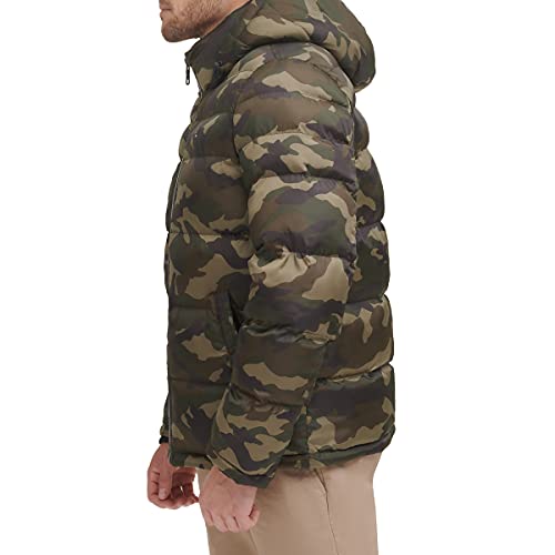 Image of Tommy Hilfiger Men's Down Alternative Hooded Puffer Jacket (Standard and Big & Tall)