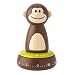 Joie Monkey Kitchen Timer, 60-Minute Mechanical, 4-Inches x 2.5-Inches