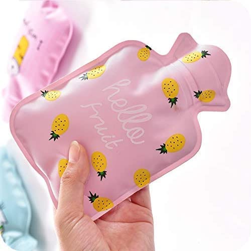 SCHUBERT 1PC Small Hot Water Bottle Cute Plants Animals Hot Water Sack Winter Water Injection Hot Water Bag (Color & Design as per availability) Multicolour (B0B294XF45) Amazon Price History, Amazon Price Tracker