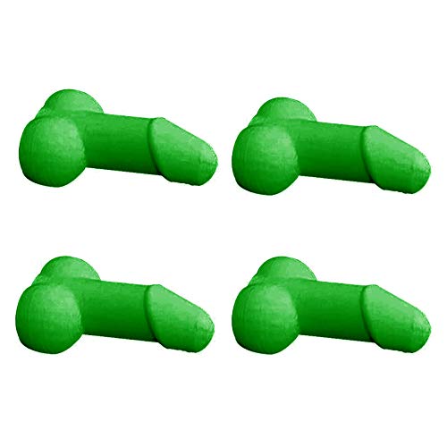 Prank Shaped Tire Caps,4PCS Tire Valve Stem Caps,Universal Car Wheel Tire Valve Stem Caps for Cars,SUVs,Bikes,Motorcycles,Great Funny for Pranks Bachelorette Parties (Green) - Thumbnail 4