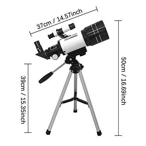 Telescopio Astronómico Refractor 70mm con Trípode miniatura 7