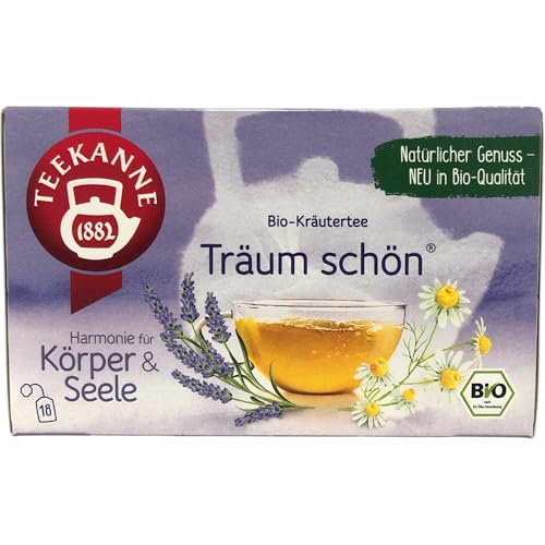 usy Bundle für Teekanne Träum schön Harmonie für Körper und Seele 4er Pack (4x34g Packung) + usy Block