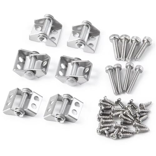 Charnière Tamiya R620 1/14 en métal pour ouverture fluide de remorque