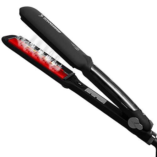 Plancha de Pelo Profesional con Vapor e Iones Negro miniatura 1