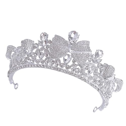 Tiara de Boda de aleación de zinc con acabado brillante y elegante