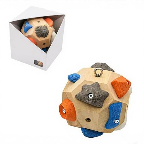 SHENSENCHAO 3D Rock Climbing Training Ball, Creating Strength and Precision, Finger Strength Rock Climbing Training Ball, simulating Rock Climbing, Rock Climbing, is a Gift for Climbers