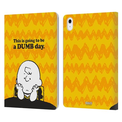 Carcasa de Cuero Tipo Libro para iPad Air 2020 Peanuts Charlie Brown