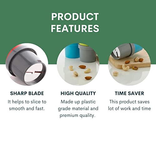 Image of HOMEKIT Dry Fruit Cutter and Slicer (PACK OF 2, RANDOM) for Kitchen Gadgets 2022 - Dry Fruit Slicer for Kitchen Tools for Home Kitchen Items - Dry Fruits Cutter for Kitchen Accessories Item New Gadgets 2022