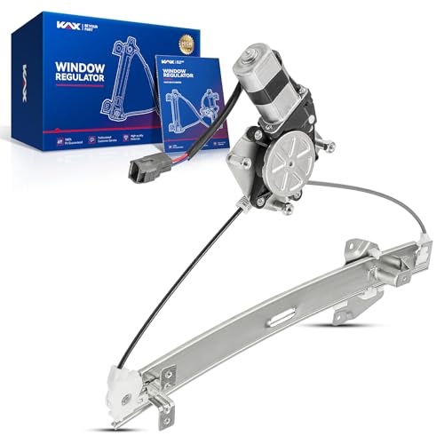 Image of KAX Rear Left Power Window Regulator w /Motor Fit for Galant 2004-2012 | Rear Left Driver Side 748-584 Power Window Lifter for 2004-2012 Mitsubishi Galant Replaces MR599949,MR599950(2-Pin)
