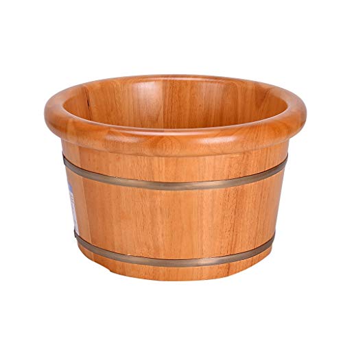 Tina de baño para pies de madera Katzowen sin tapa