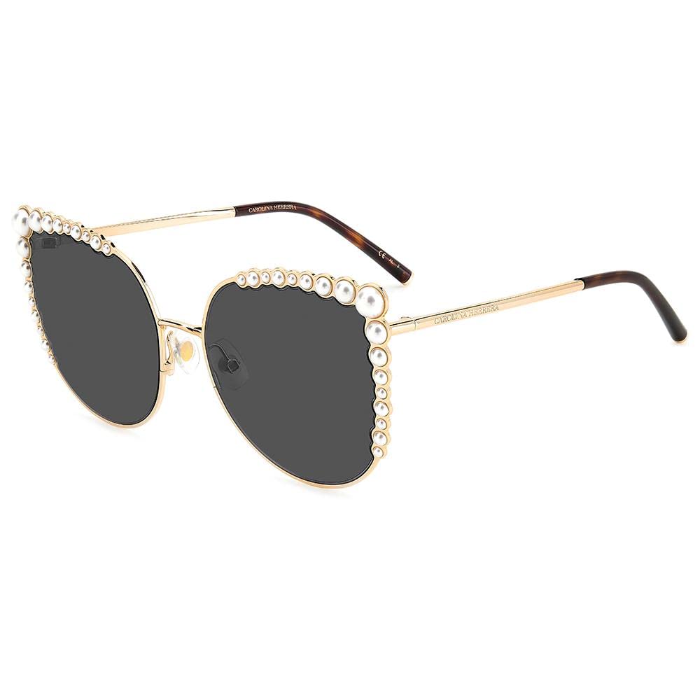 Carolina Herrera Her 0076/S 000/Ir Women New Sunglasses Gold