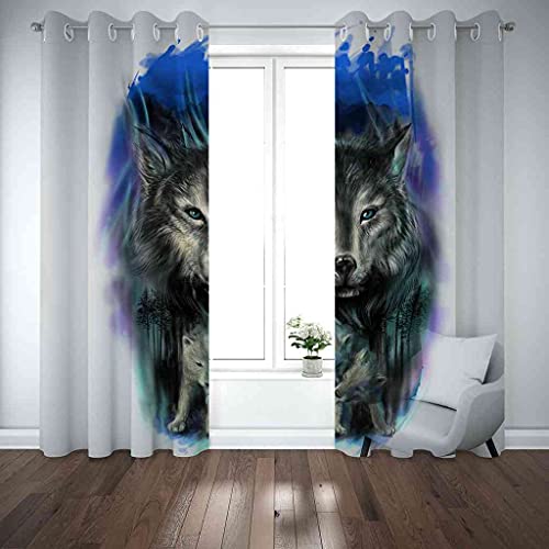 Rideau salon occultant loup thermique isolant phonique à oeillets - 5