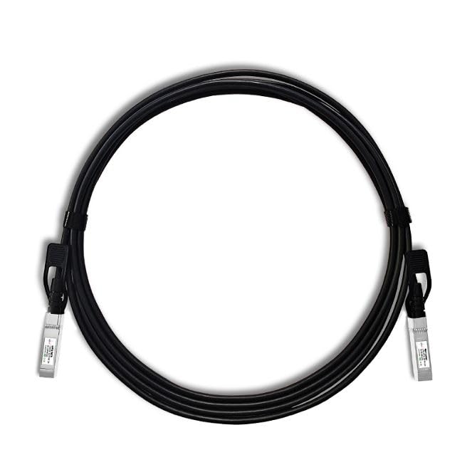 Elfcam® - 2m Kabel SFP do SFP 1,25 Gb Direct Attach, Skrętka Miedziana Direct Attach (DAC), Kompatybilny z Modułem RJ45 SFP, 1000 Mb/s (2M)