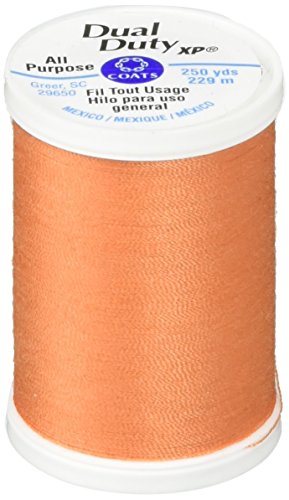 Hilo de coser Coats Thread 250 yardas naranja oscuro miniatura 1