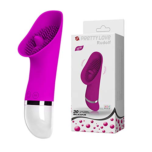 Noiseless and Wireless Women's Tongue Toys Oral Tongue Sîmulator, Waterproof 30-Frequency Multi Speed