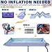EHUELDER Portable Bed Bath System – Foldable Shower Mattress with Drainage Hose & Water Pillow, Full Body Bed Bath for Elderly, Disabled & Bedridden Patients