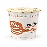 Beef Cakes Beef Collagen Protein Breakfast – 12 Pack Instant Protein Maple Pancakes with 16g Protein, Beef Collagen, Seed Oil Free, Dairy Free, Quick & Easy Breakfast in a Cup