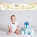 Mi Bautizo Banner Decoration - First Communion Banner Decoration for Baprtism, Baby Shower Supplies God Bless Photo Props Background Decoration for Gender Reveal Party（Boy）