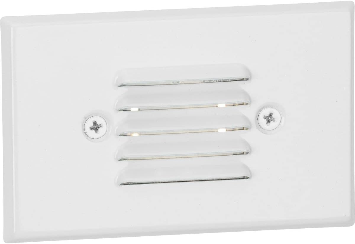 Progress Lighting P660004-028-30 4.5-Watt 3000K Integrated LED Wall or Step Light Satin White