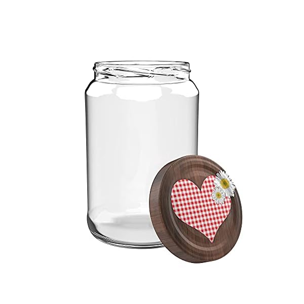 livessa Einmachgläser - 250/330/425/540/720/890ml, Einmachgläser mit Deckel, Marmeladengläser, Einmachglas…