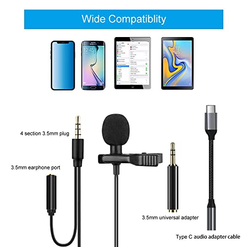 3.5mm Lavaier Microfono, Microfono Condensatore