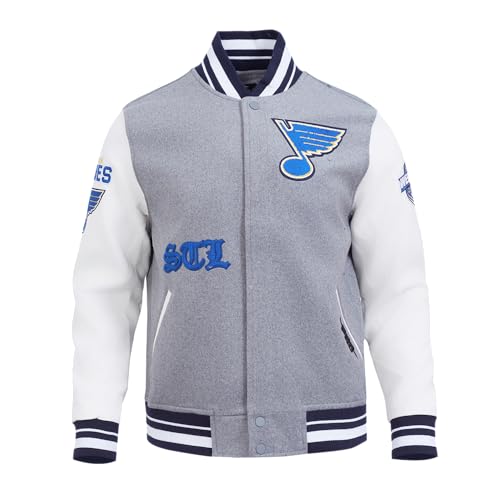 Image of Pro Standard Mens NHL Old English Varsity Jacket