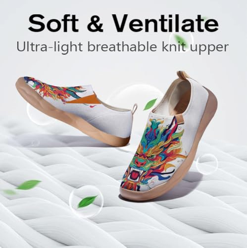 Men's Art Travel Slip-On Shoes Casual Lightweight Breathable Flats Comfortable Loafers2