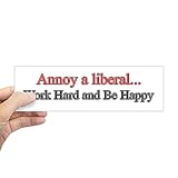 CafePress Annoy A Liberal... 10'x3' Rectangle Vinyl Bumper Sticker Car Decal