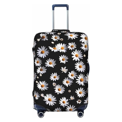 Daisy Elastic Travel Luggage Cover, Washable Spandex Suitcase Protector, Anti-Scratch Fits 18-32 Inch