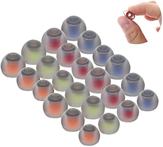 Molain Replacement Earbud Tips, 24 Pieces Silicone Earbuds Replacement Earphone Tips Eartips 3 Sizes
