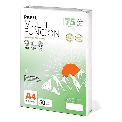 Image of Ofituria A4 75gsm 50 Sheets Multipurpose Paper for Laser Inkjet Printers Copier Office Supplies School Supplies Pack of 50 Sheets 75g