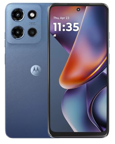 Verizon Prepaid Motorola Moto G 2025, 64GB, 5G, 50MP Camera System, 6.7' 120Hz Display, 5000mAh Battery, Unlocked Smartphone, Locked to Verizon Prepaid - Blue