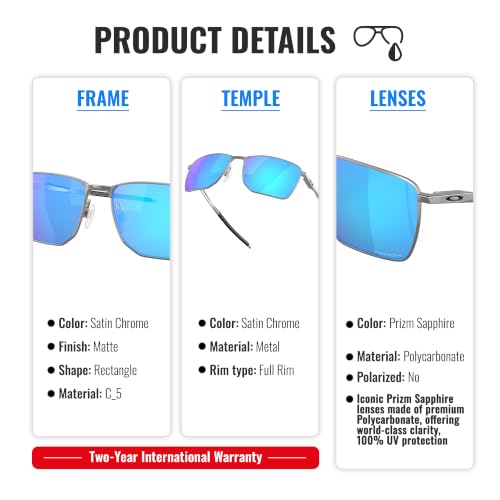 Image of Oakley EJECTOR OO4142 Rectangle Sunglasses With Official Eyewear Kit | Men's Sunglasses