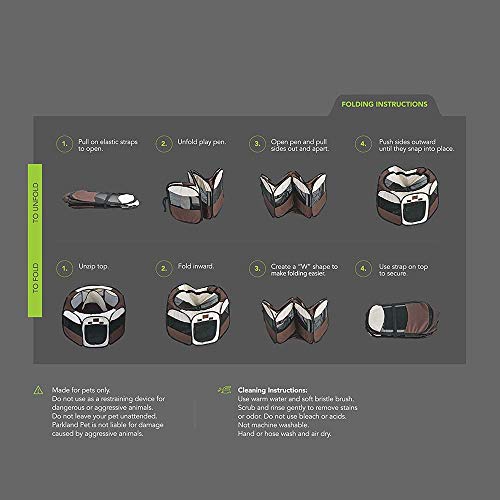 Decdeal Recinto pieghevole per animali domestici