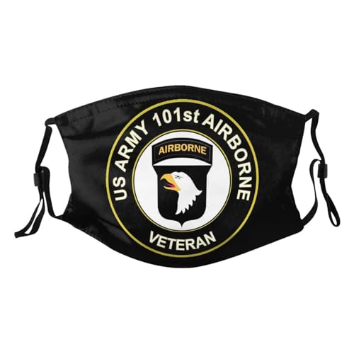 US Army Veteran 101st Airborne Division Adult Dust Mask Adjustable Dust Face with 2 Filter92
