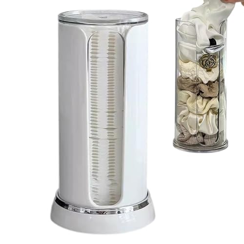 Contenedor para bastoncillos de algodón que optimiza espacio en el baño 8