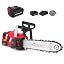 20V 4.0Ah Battery & 12-Inch Electric Chainsaw