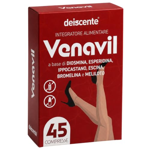 Diosmina Esperidina 1000 mg - Integratore per capillari e microcircolo con Bromelina e Ippocastano