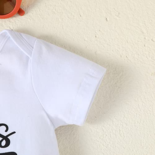 Puseky Baby Boy Clothes 6-12 Months Infant Boy Outfit Summer Newborn Gifts Short Sleeve Romper Top Camouflage Long Pants Hat Mittern Clothing Set Army Green #TOP5